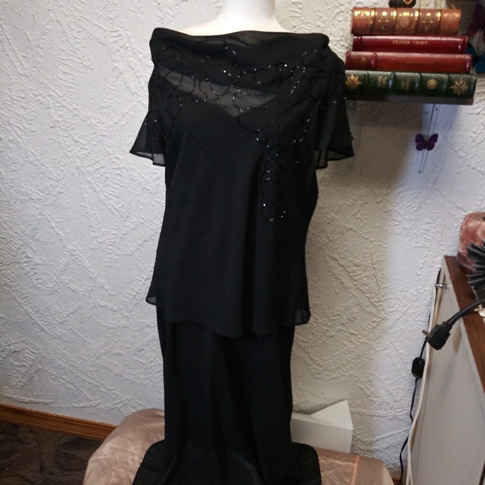 Black K & Company dress Size 16 - Picture 2 of 5